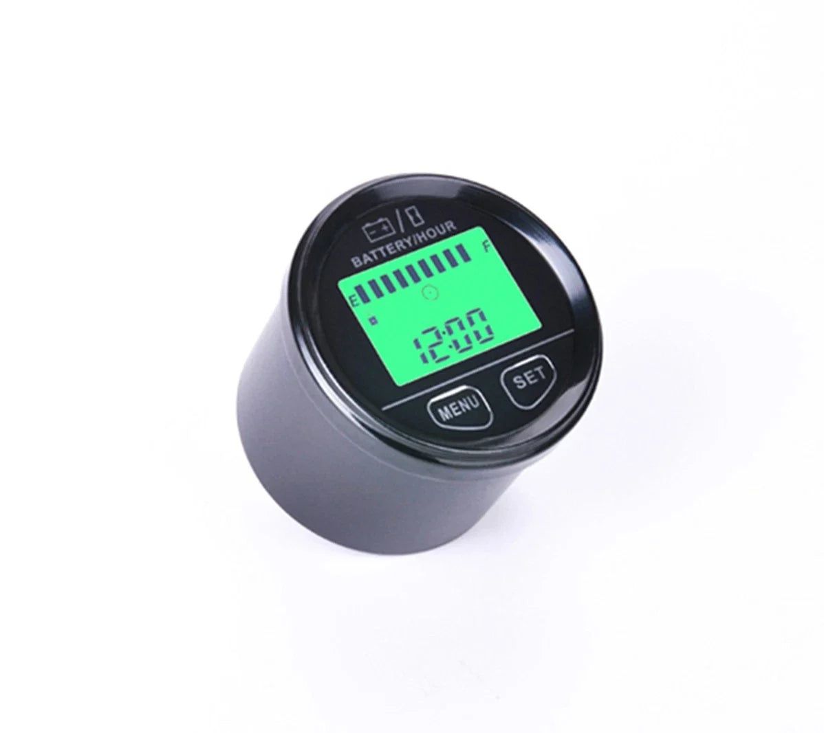 Backlit LCD Hour Meter Gauge with Clock for Deluxe Model