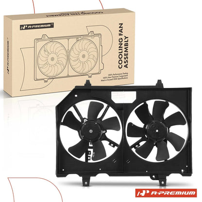 Dual Cooling Fan Assembly for Nissan X-Trail (2001–2013)