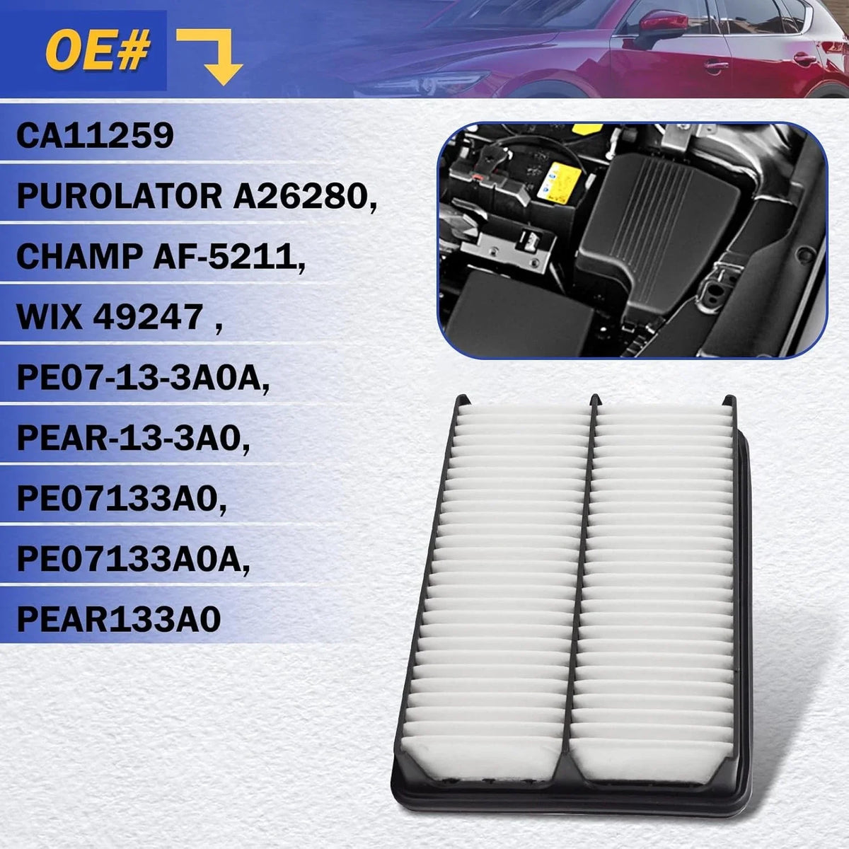 CA11259 Engine Air Filter for Mazda 6 (2014–2021) & 3 (2012–2018)