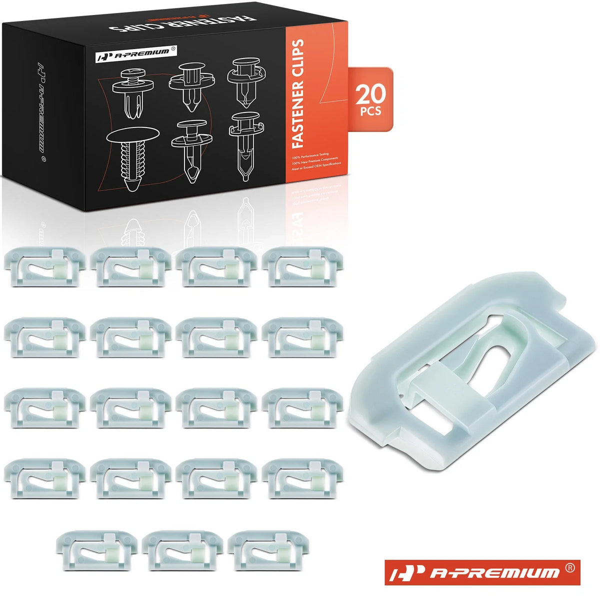 20Pcs Nylon Window Reveal Moulding Clip for Chevy GMC