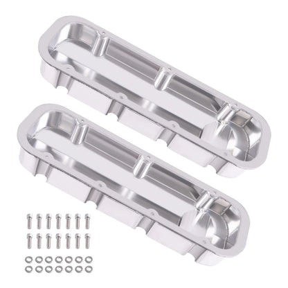 Fabricated Aluminum Tall Valve Covers for Chevy 454 Big Block (1965–1995)