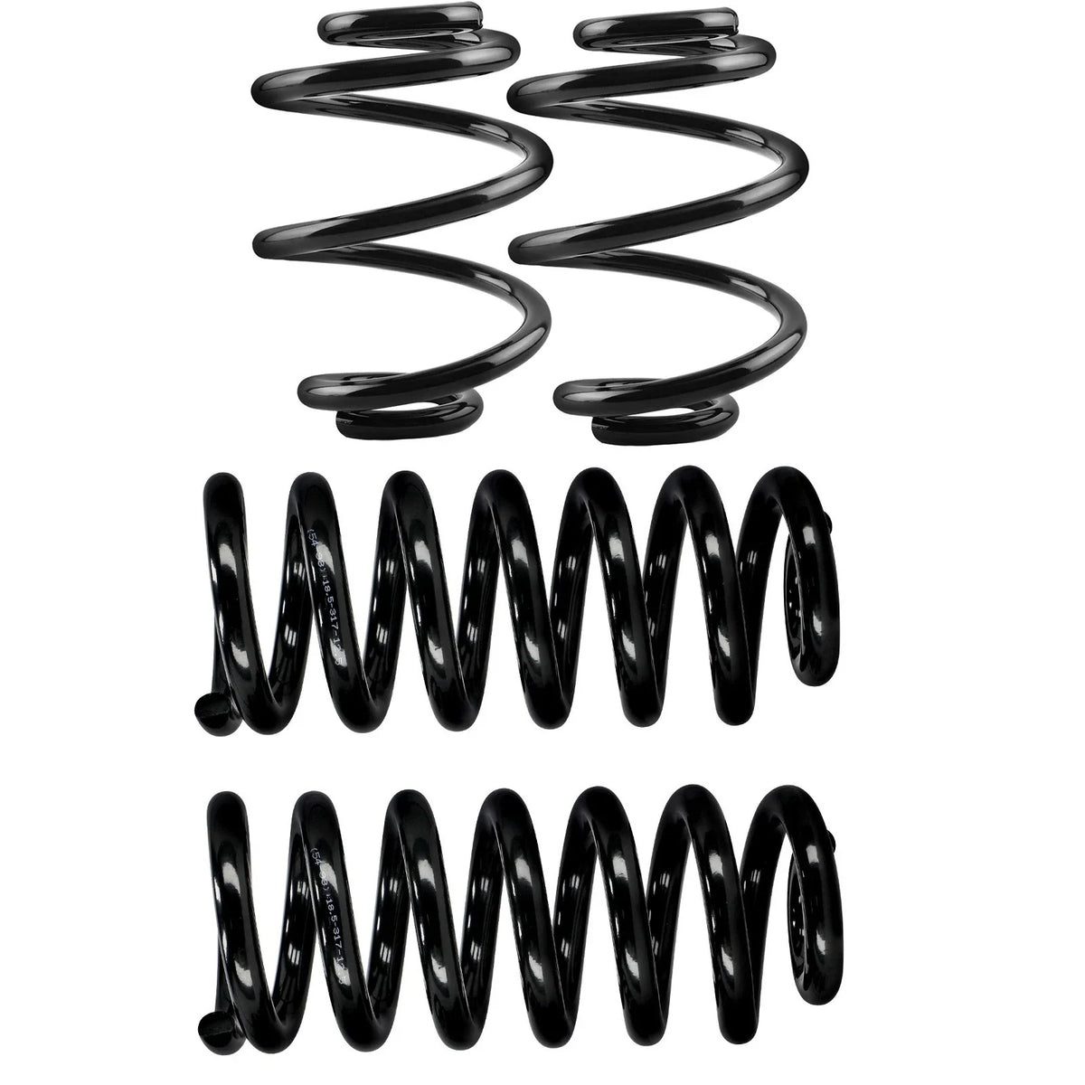 1" Front 4" Rear Drop Coils for Chevy Silverado C10 GMC Sierra (1963–1972)