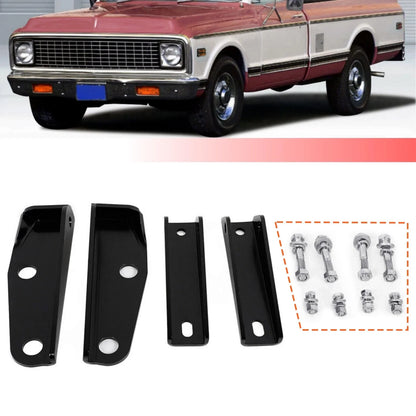 Rear Shock Brackets Relocation Kit for Chevy C20 C10 1963-1972
