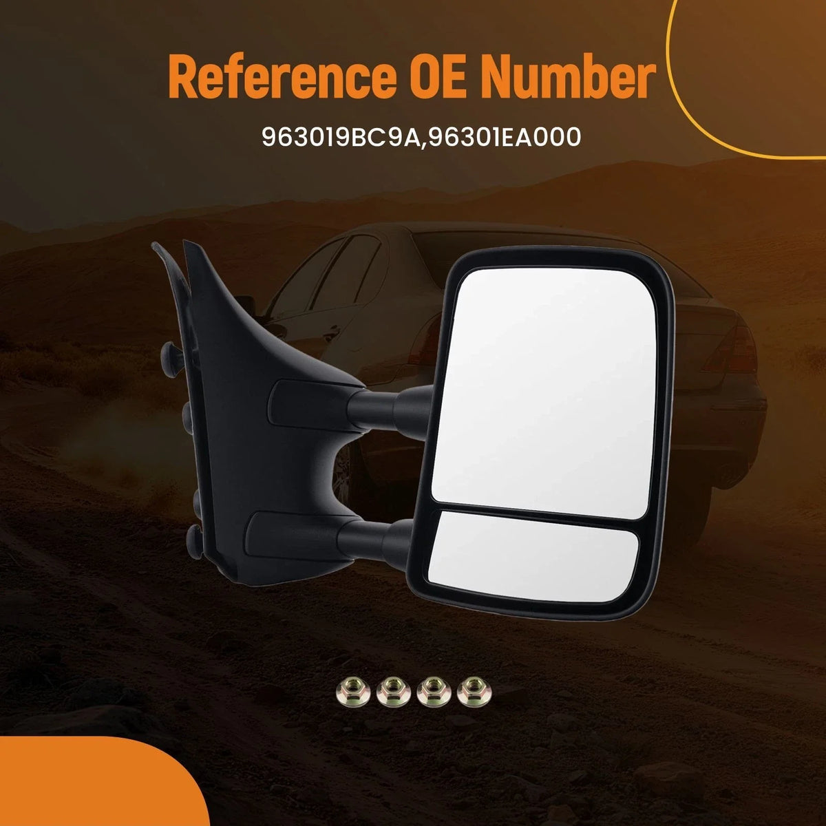 Right Side View Mirror for Nissan Frontier (2005–2015) Corrosion Resistant