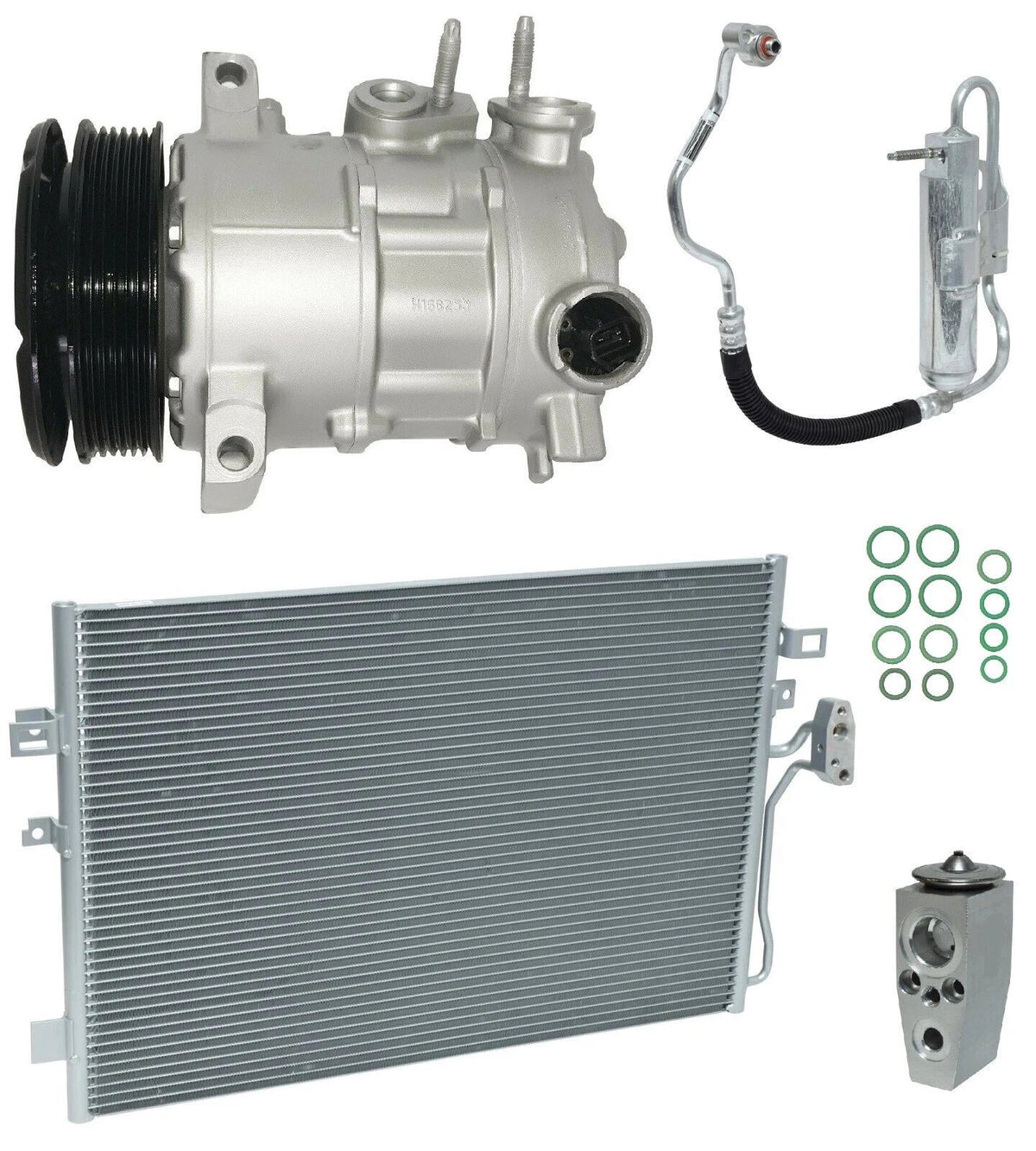 AC Compressor Kit With Condenser for Dodge Journey 2.4L (2011–2015)