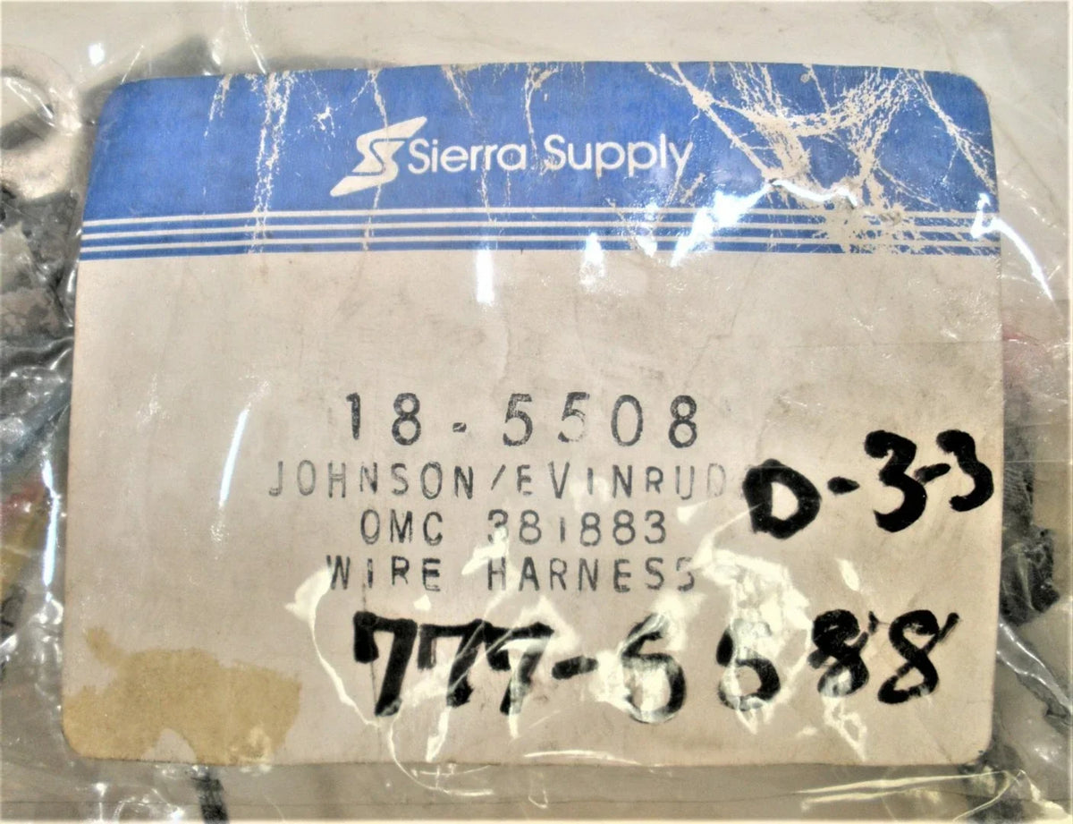 OMC/Evinrude 18-5508 Wire Harness for Sierra 100HP Outboard (381883)