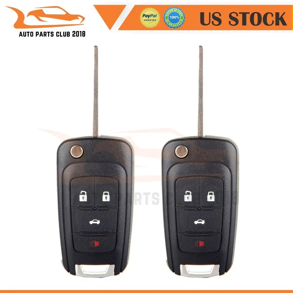 2X Key Entry Remote Fob for Chevrolet Camaro (2010–2016)