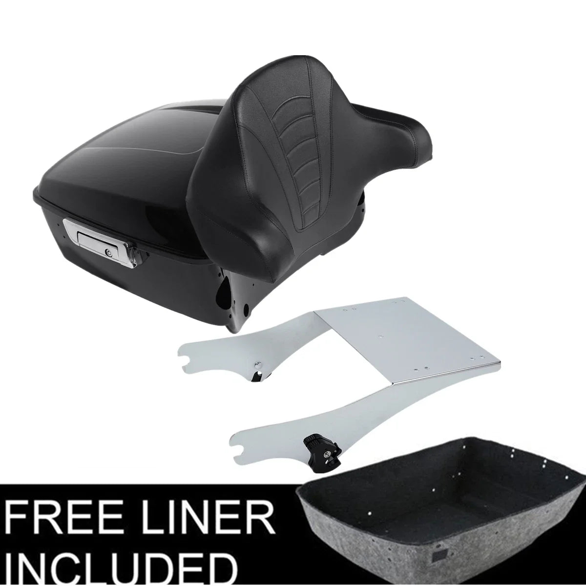 Backrest Mount Rack for Touring Harley Electra Street Glide 1997-2008
