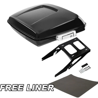 Black Razor Trunk Rack for Harley Sport Glide 2018 to 2025