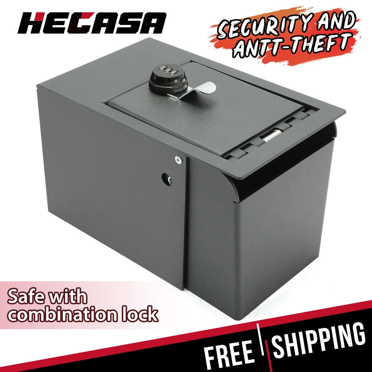 Gun Safe Security Vault Full Floor Center Console for Ford Explorer 2011-2019