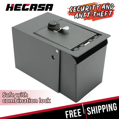 Gun Safe Security Vault Full Floor Center Console for Ford Explorer 2011-2019