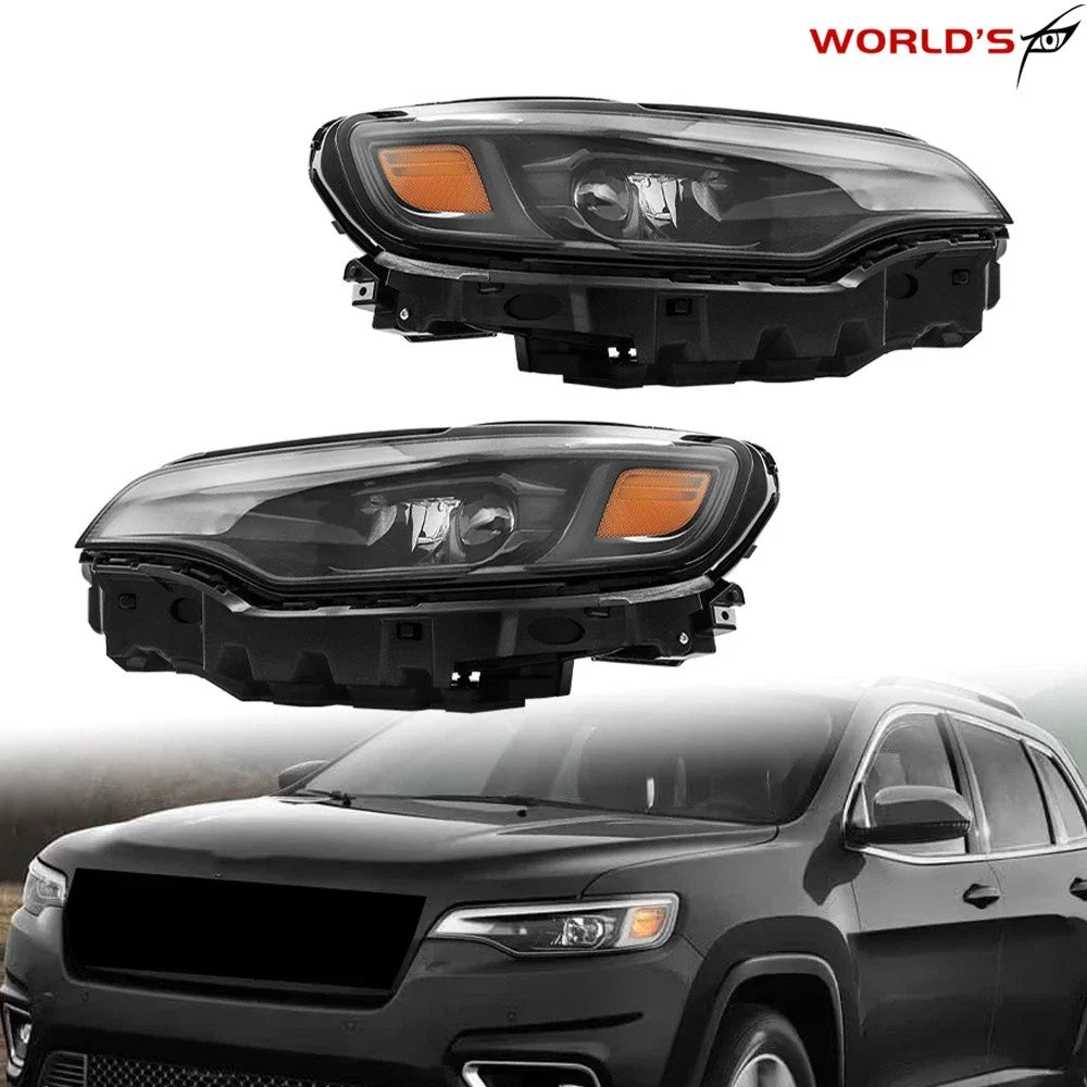 Projector LED Headlights for Jeep Cherokee (2019–2023)