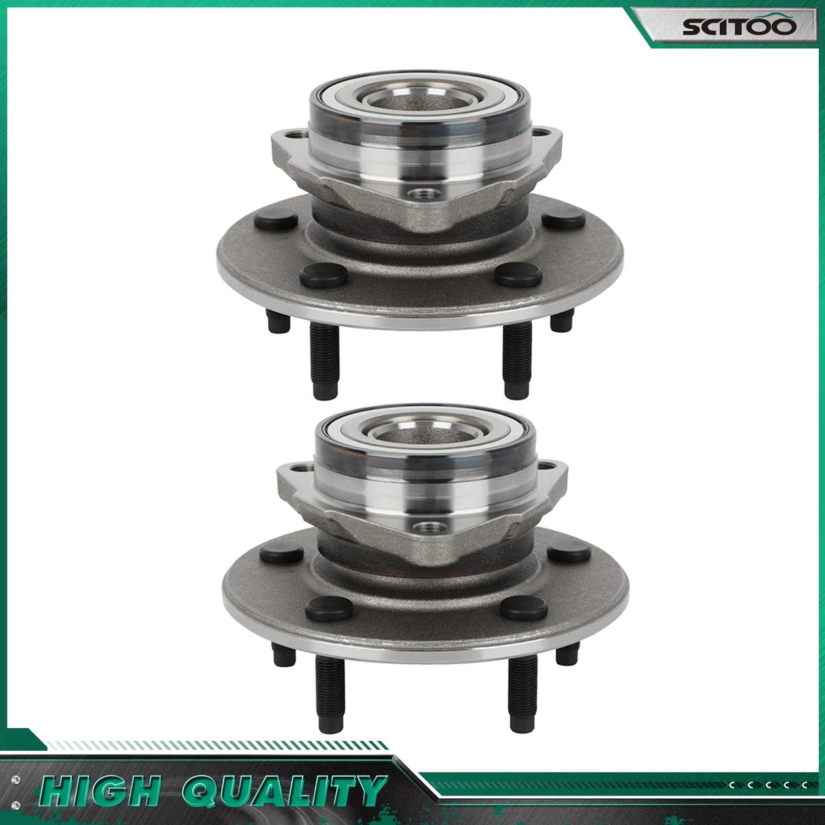 Front Wheel Bearing Hub Pair for Dodge Ram 1500 (2000–2001)