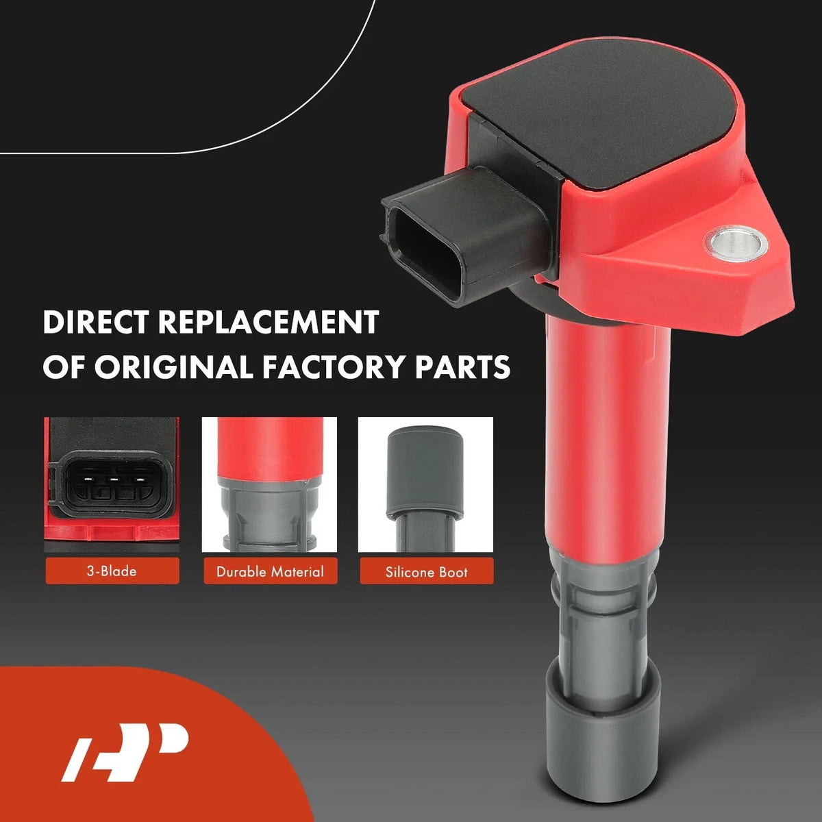 6 Ignition Coils with 6 Iridium Platinum Spark Plugs for Honda Acura