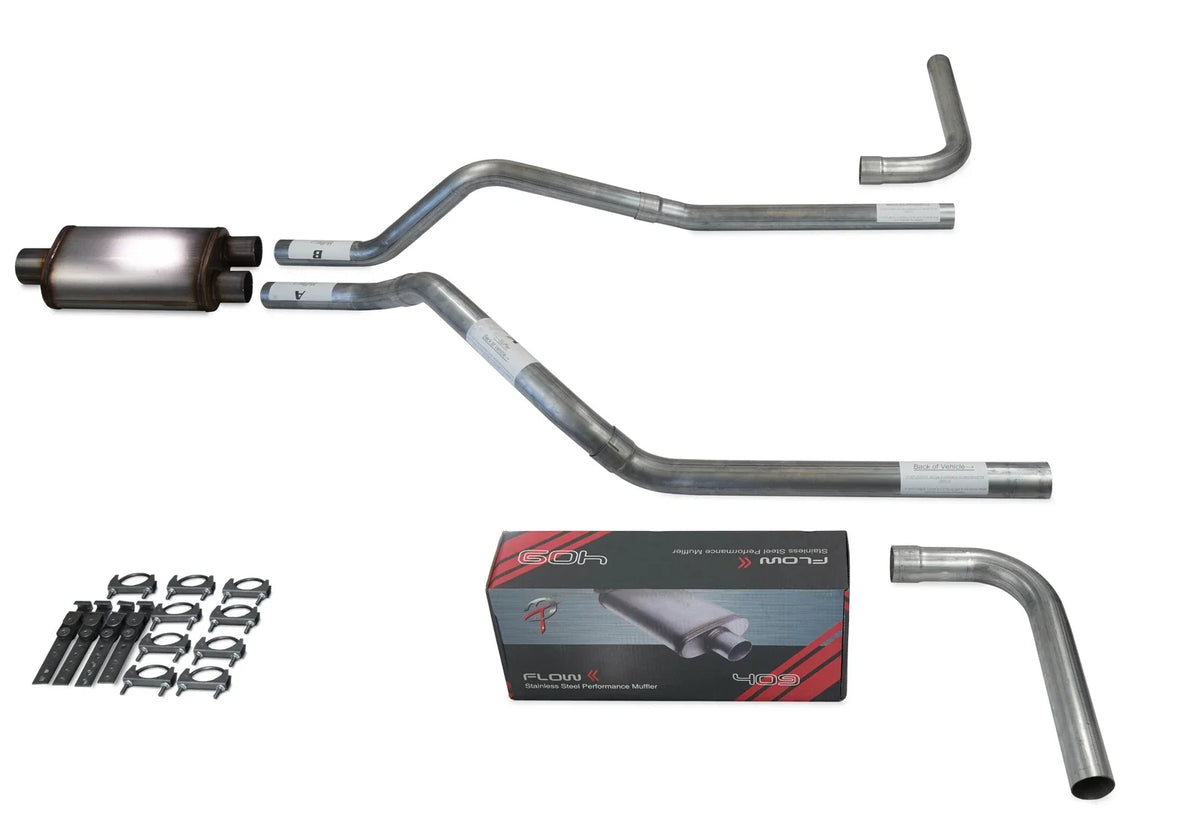 Dual Exhaust Kit for GMC Jimmy (1995–1999) - 2.5" Stainless Side Exit