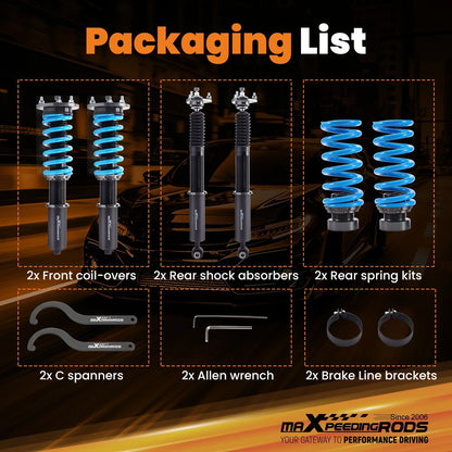 24 Step Coilover Suspension Kit for IS250 IS350 Lexus (2014-2016)