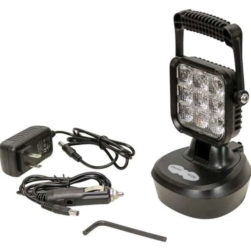 LED Rechargeable Flashing Amber Work Light for Multiple Applications
