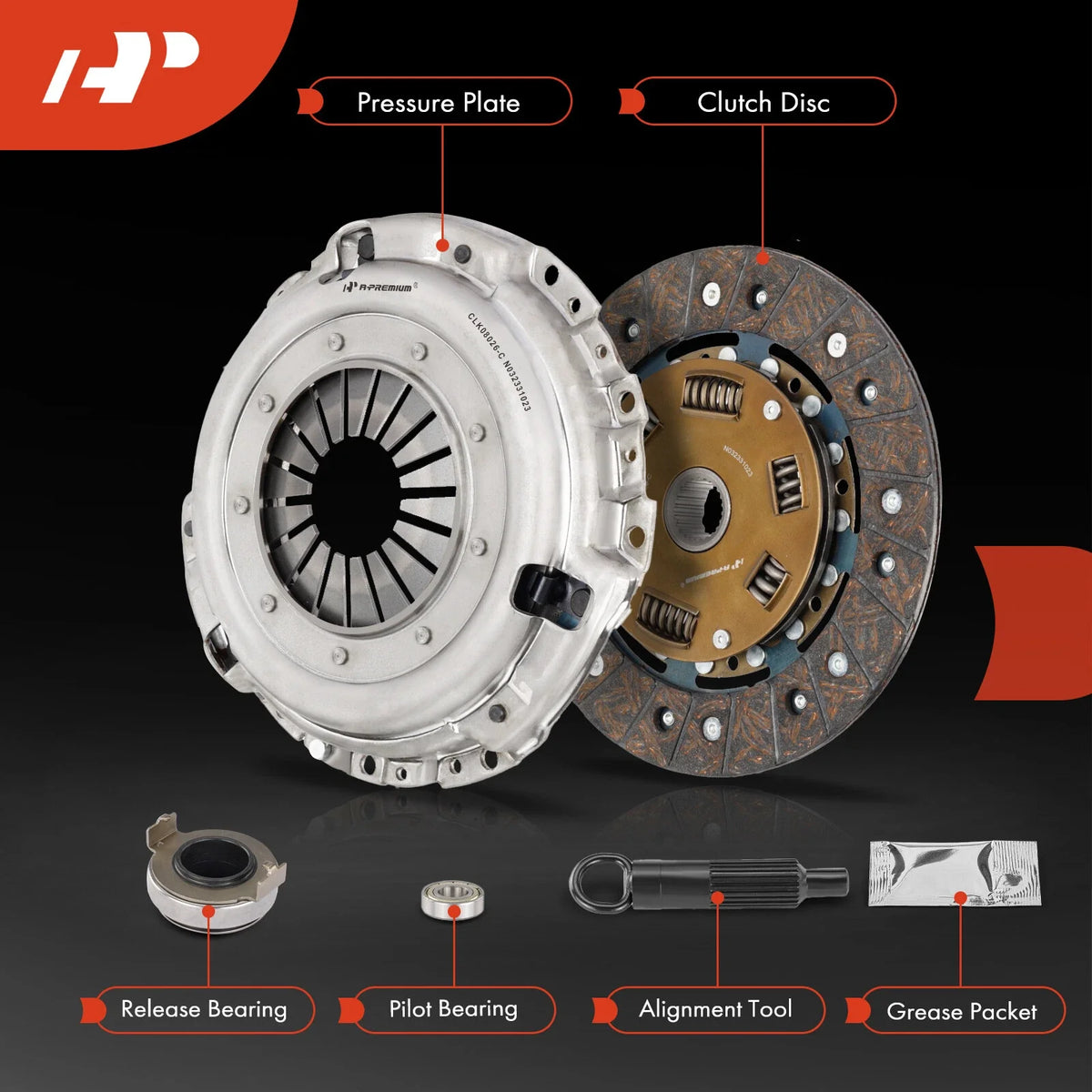 Clutch Kit for Honda CR-V and Civic 1994-2001, Acura Integra 1994-2001