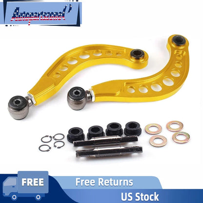 2Pcs Gold Rear Adjustable Camber Kit for Honda Civic 2006-2015