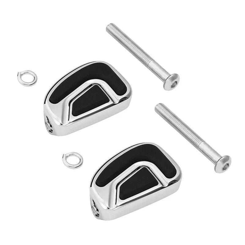 Set of 2 Chrome Shift Pegs for Harley Sportster Softail Touring