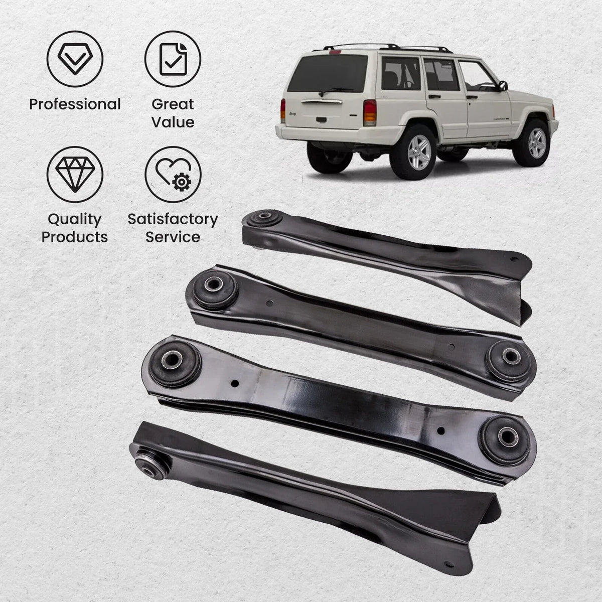 Front Upper & Lower Control Arm for Jeep Grand Cherokee (1993–1998)