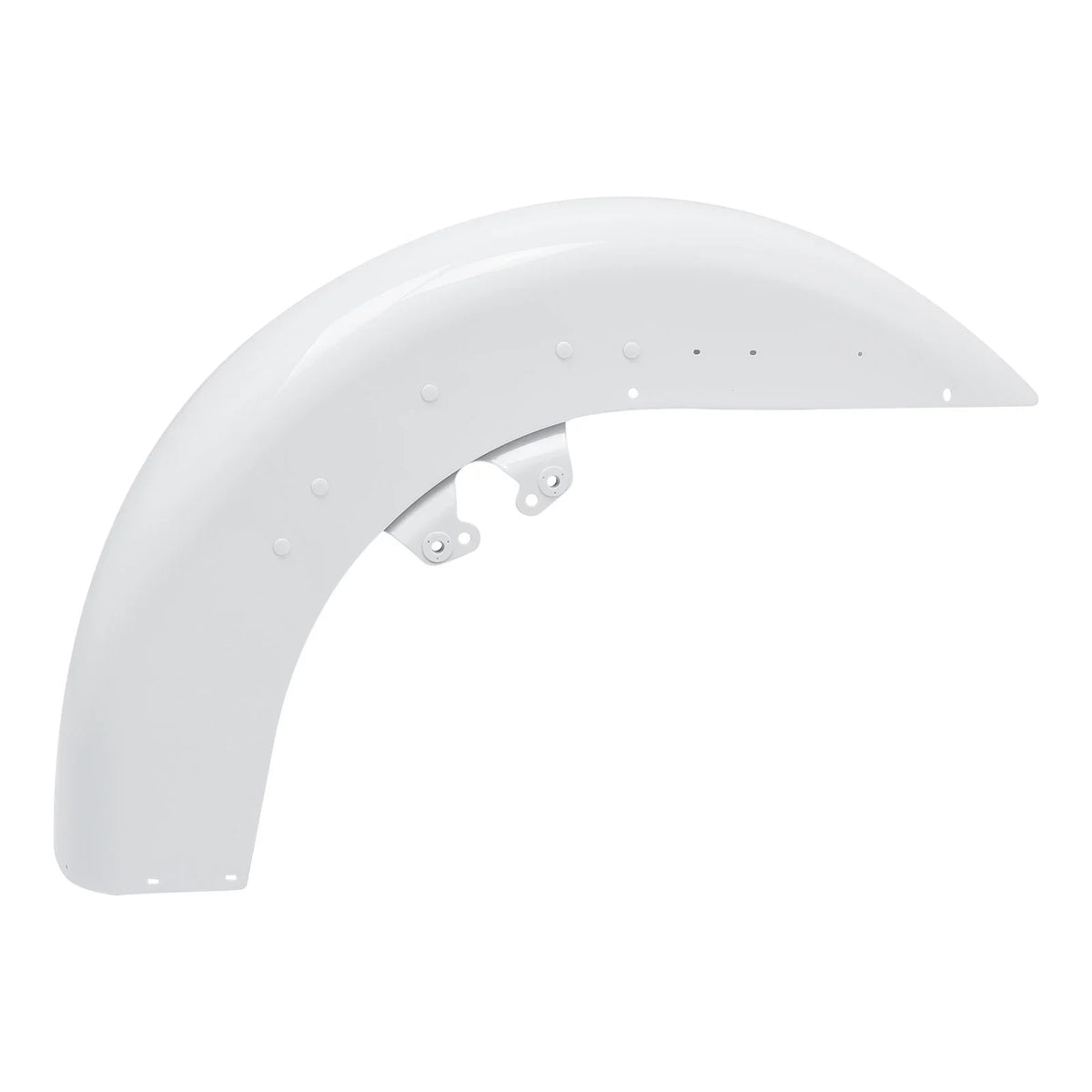 Front Fender in Stone Washed White Pearl for Harley Tri Electra Glide 2014-2023