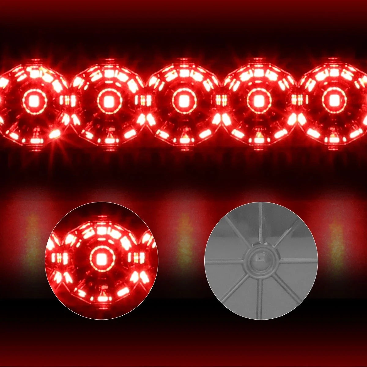 Full LED High Mount Third Brake Light for Nissan Cube (2009–2014)