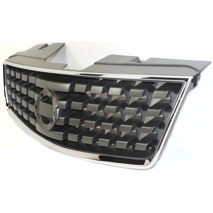 Grille for Nissan Sentra (2007–2009) Chrome Shell w/ Black Insert