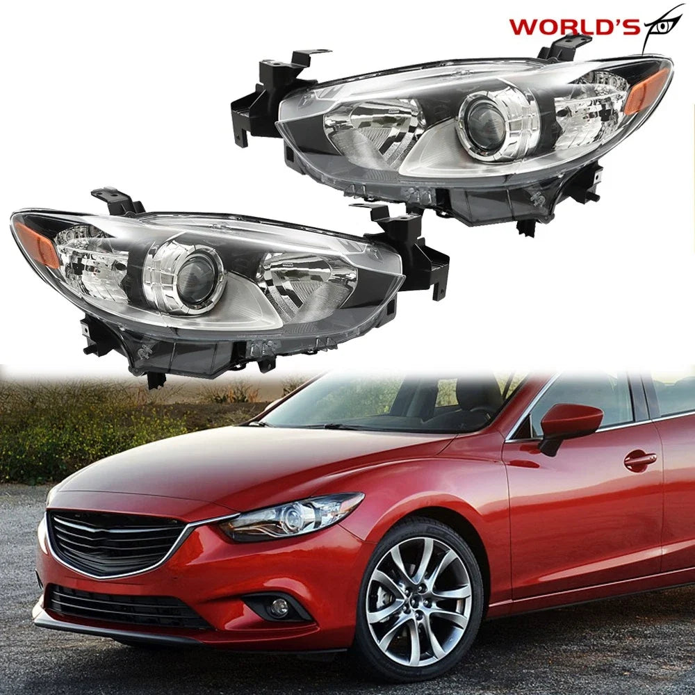 Halogen Projector Headlights for Mazda 6 (2014–2017)
