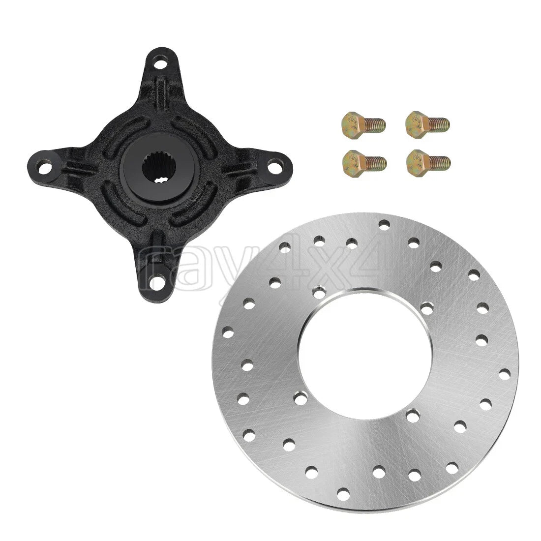 2002 Polaris Xpedition 325 Rear Left Brake Disc Rotor & Wheel Hub
