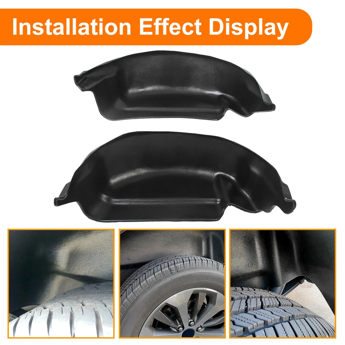 Mud Flaps Inner Fender Wheel Well Guards for Ford F-150 2015-2020