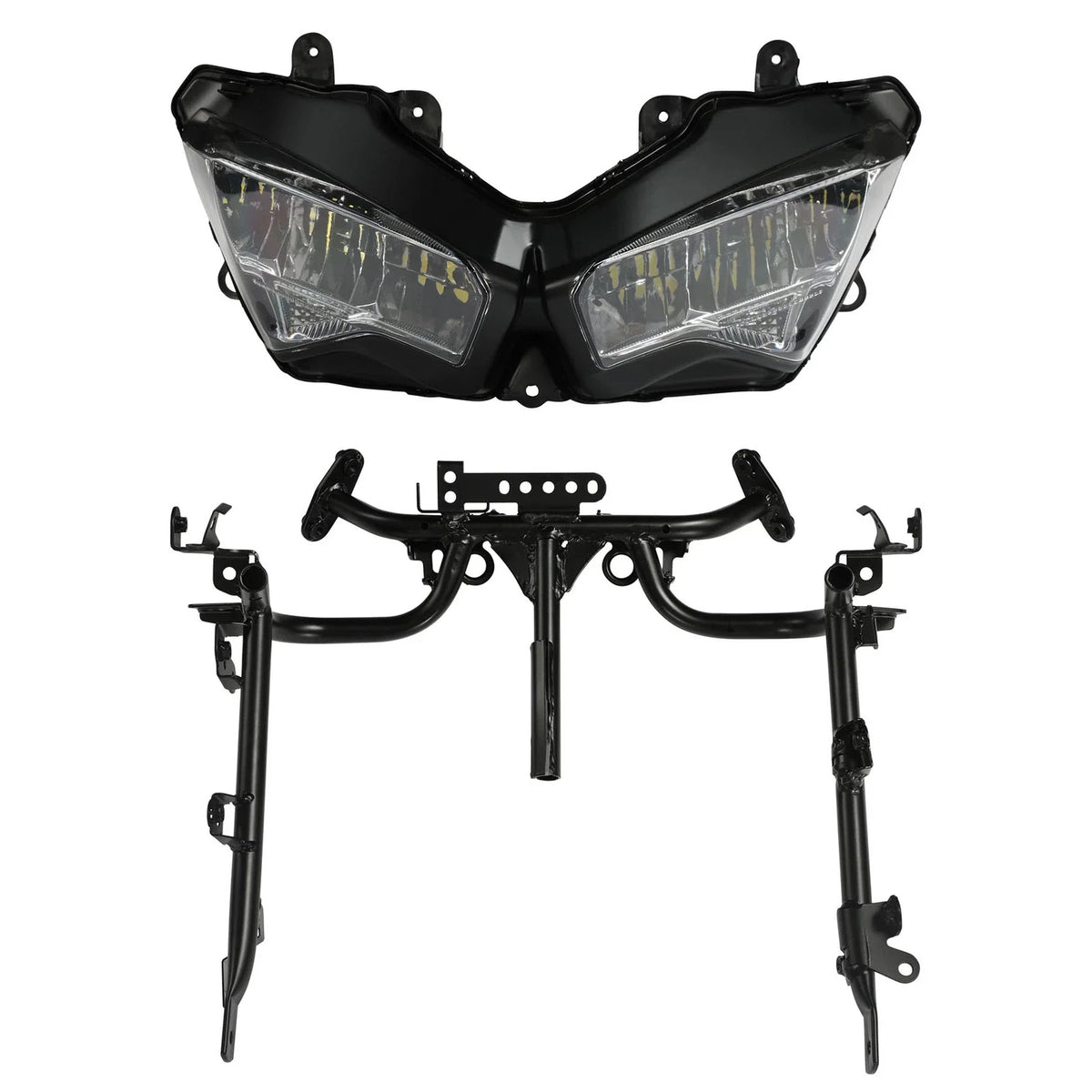 Front Fairing Bracket & Headlight Assembly for Kawasaki ZX4R ZX4RR 2023-2025