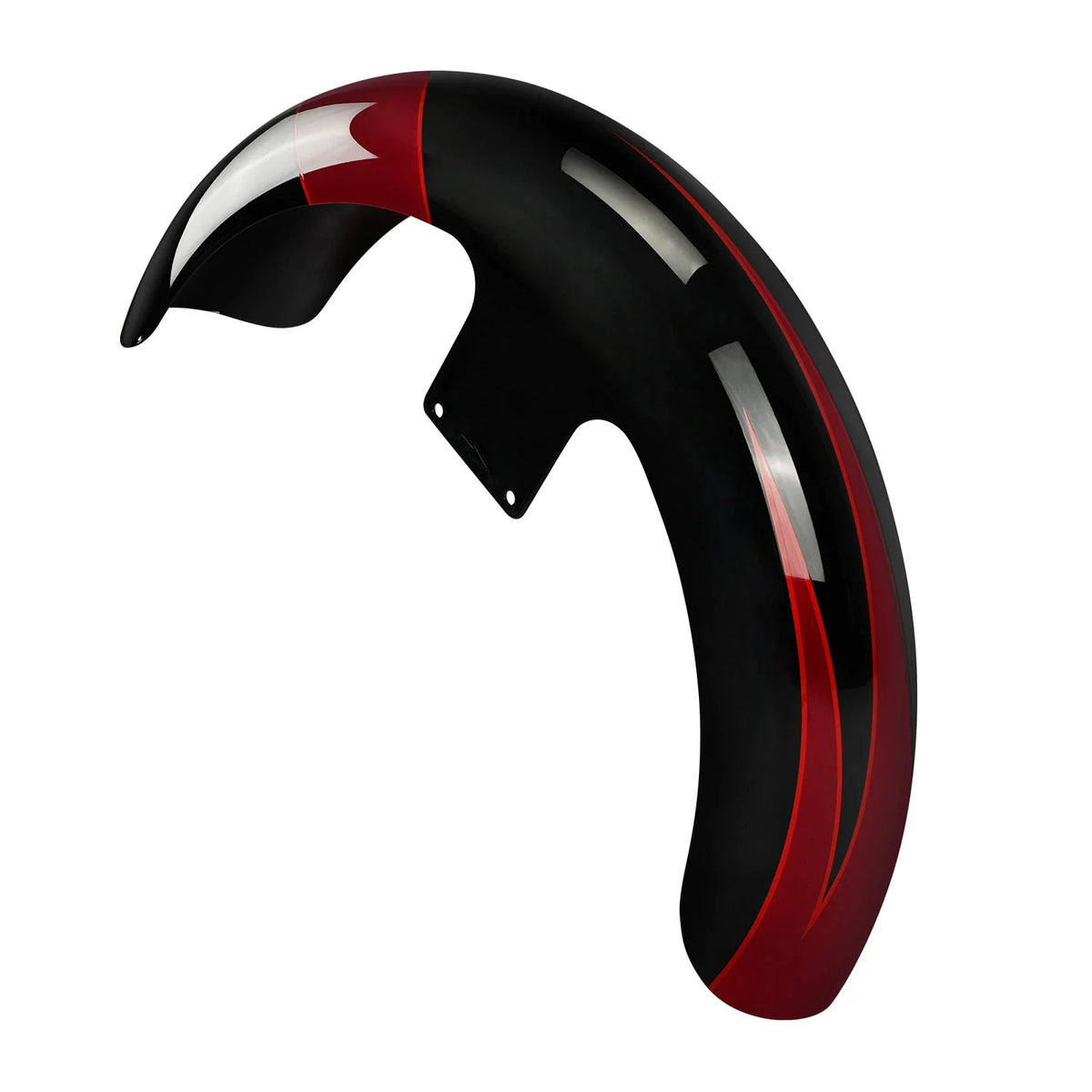 Front Fender 21" for Harley Electra Glide 1997-2013 - Starfire Black/Atomic Red