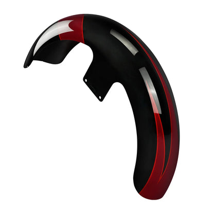 Front Fender 21" for Harley Electra Glide 1997-2013 - Starfire Black/Atomic Red