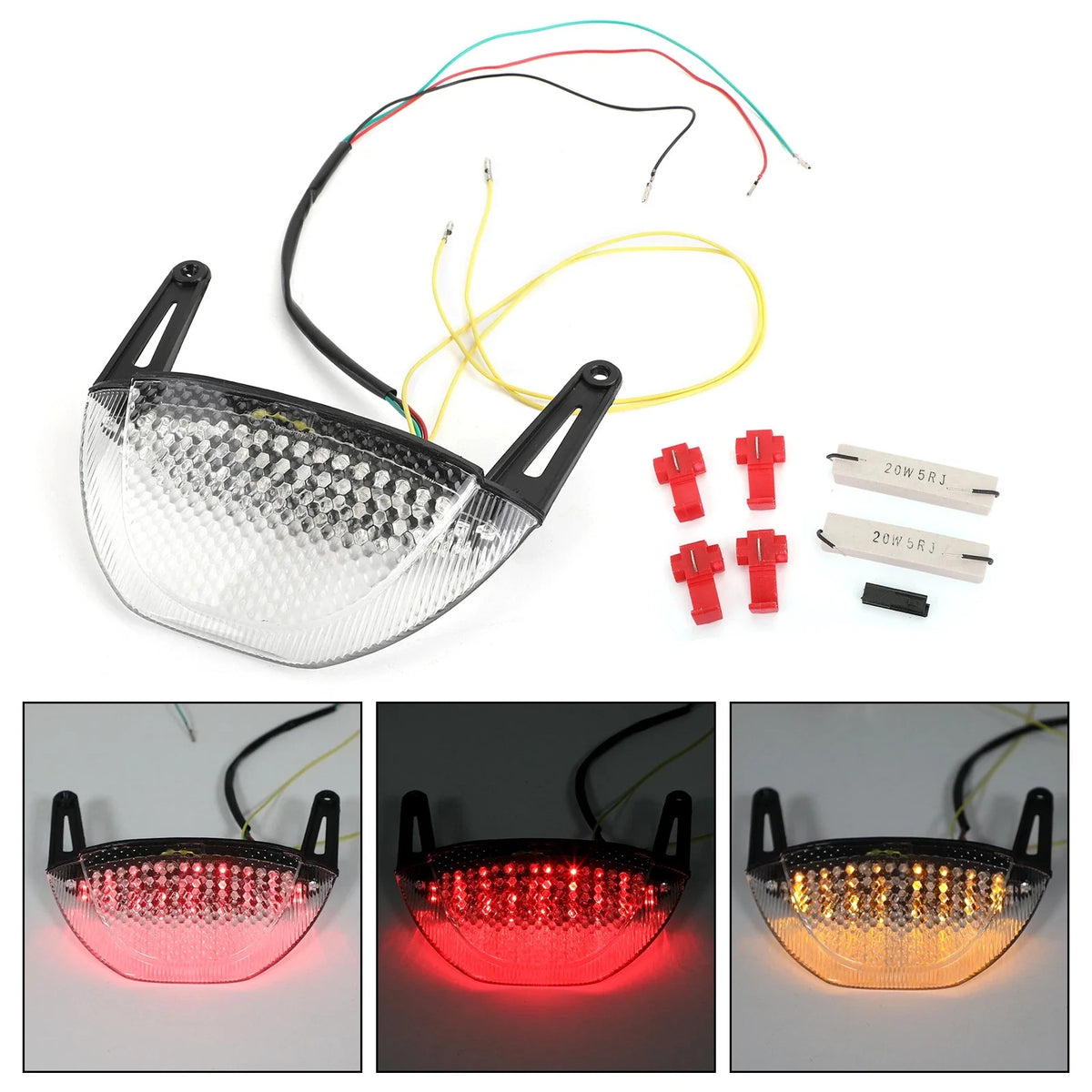 Rear Brake Turn Signal Lights for CBR 600RR (2007-2012)
