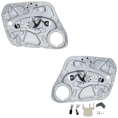 Window Regulators Set of 2 for 2009-2012 Hyundai Elantra Front Left Right Power