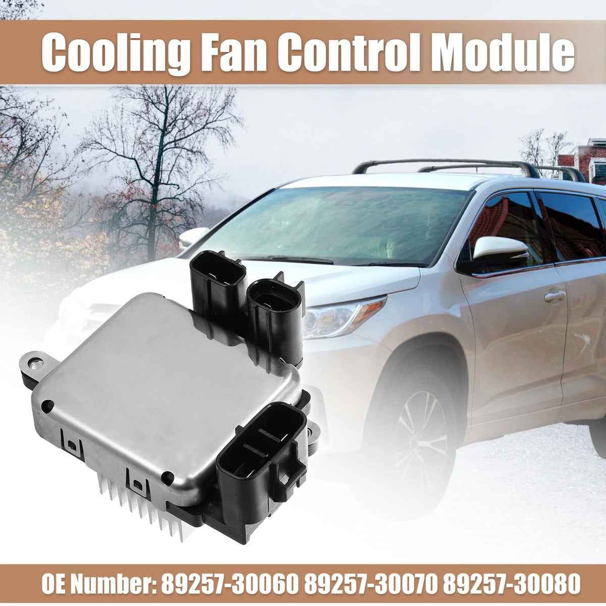 Engine Cooling Fan Control Module for Toyota (Replace 89257-30060)