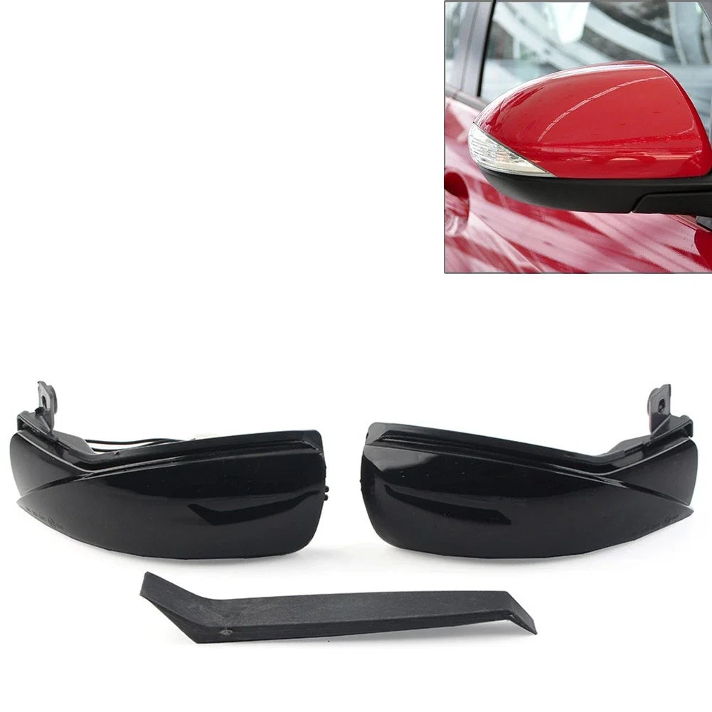 Smoked Black Side Mirror Turn Signal Lights for Mazda 3 BL 2008-2014