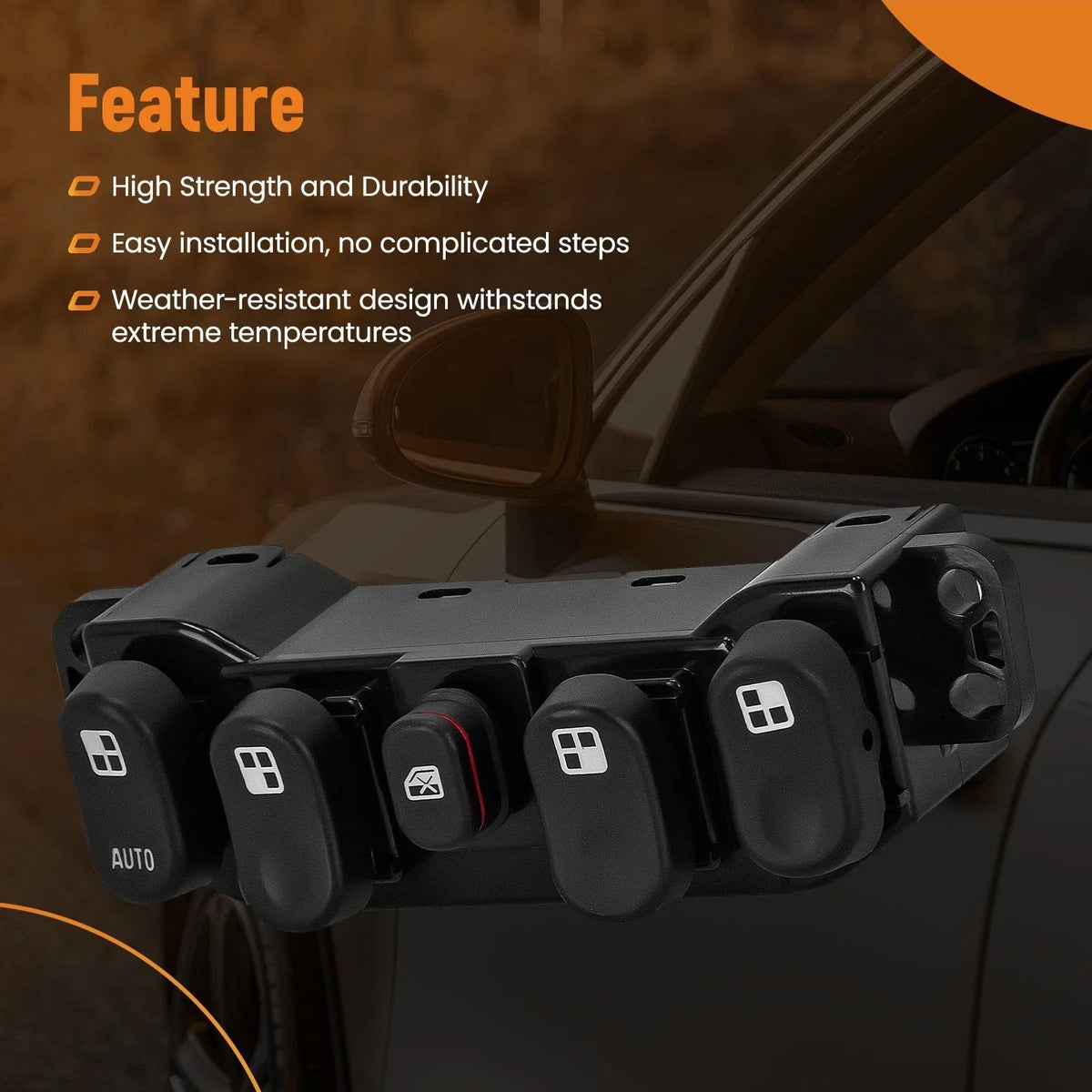 Master Power Window Switch Left for Chevrolet Equinox 2005-2006