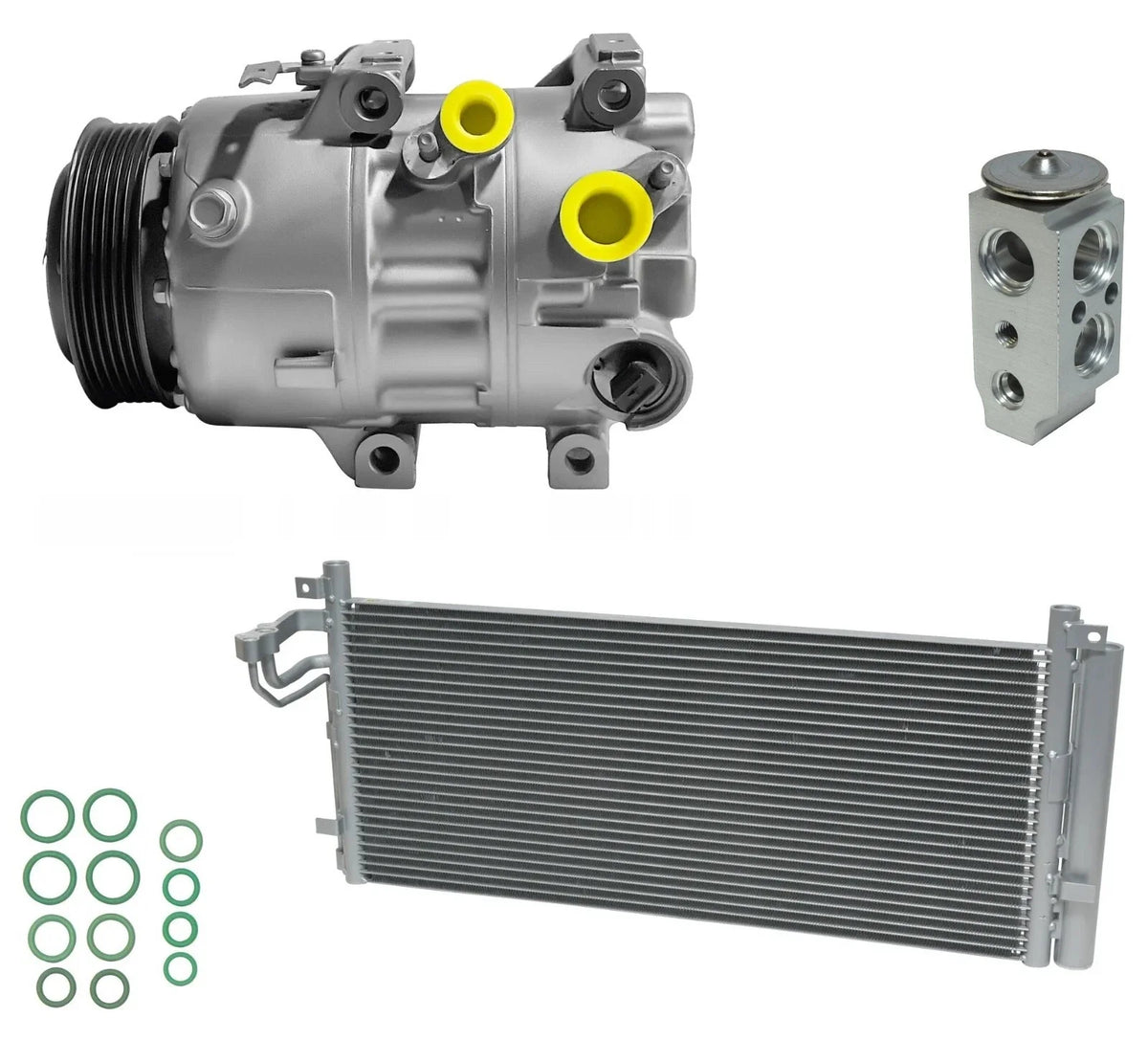 A C Compressor Kit with Condenser for Kia Stinger 3.3L (2023–2024)
