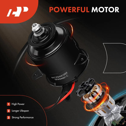 Cooling Fan Motor for Acura CL, Toyota Camry, Honda Civic