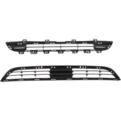 Set of 2 Front Upper Bumper Face Bar Grilles for BMW X3 (2015–2017)