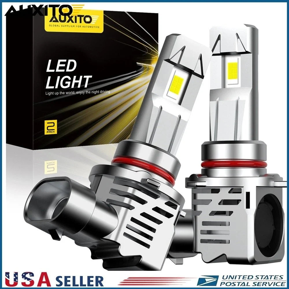 CANBUS 9012 LED Headlight Bulbs Kit for Hi/Low Beam (6500K)