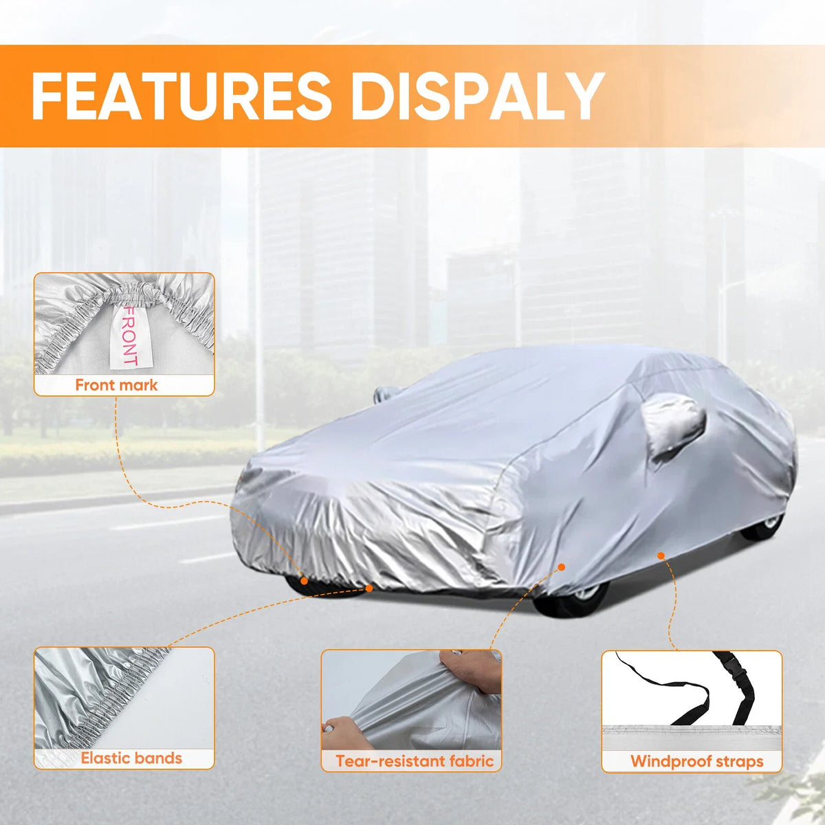 Full Waterproof Car Cover for Sedan Vehicles