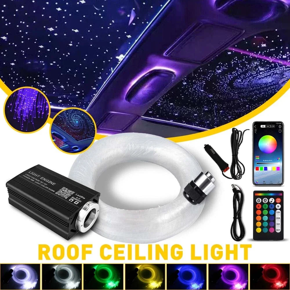 Fiber Optic RGB Star Light Kit for Car Headliner (Universal)