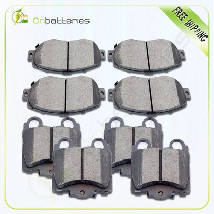 Front Rear Brake Pads Ceramic for SC430 IS300 GS300 GS430 2001-2010