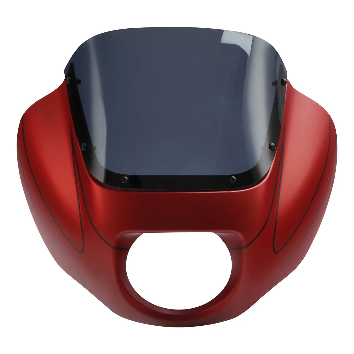 Front Fairing Windshield for Harley Softail FXBB FXLR (2018–2023) Wicked Red Denim