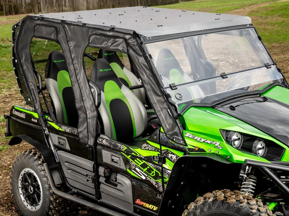 Soft Cab Enclosure Upper Doors for Kawasaki Teryx 4 800 / S (2016–2023)