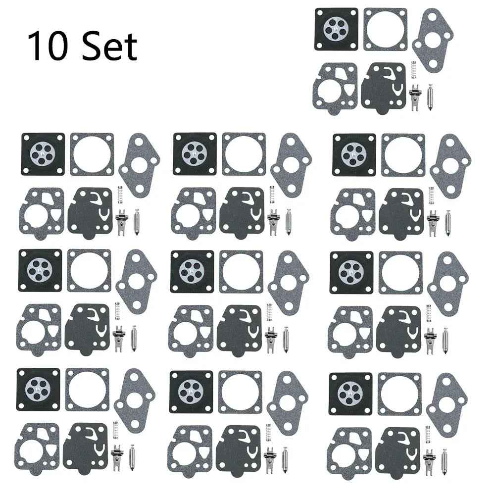 10-Pack Carburetor Gaskets for Kawasaki TG20 TG24 TG25 TG33 TD24 TD25 TD33
