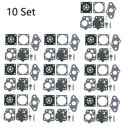 10-Pack Carburetor Gaskets for Kawasaki TG20 TG24 TG25 TG33 TD24 TD25 TD33